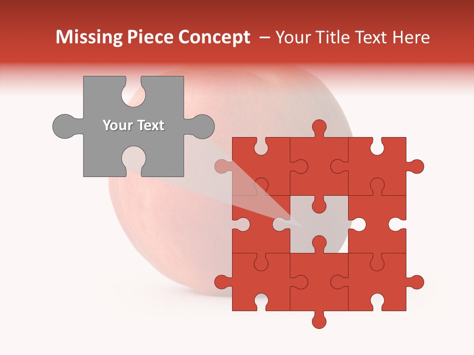 Macro Background Peach PowerPoint Template