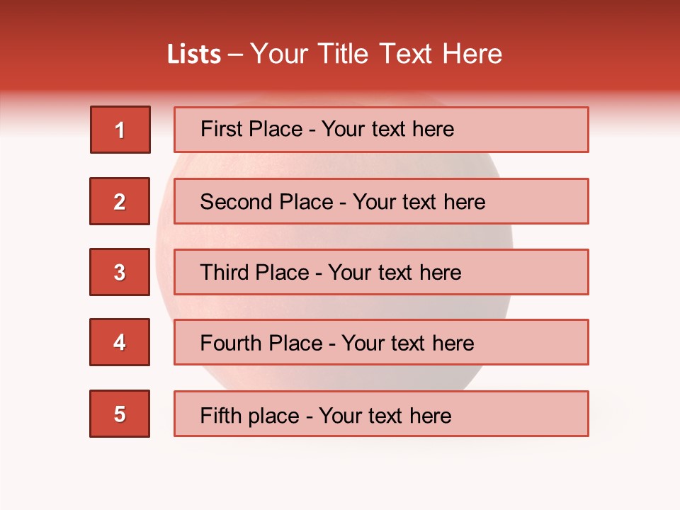 Macro Background Peach PowerPoint Template
