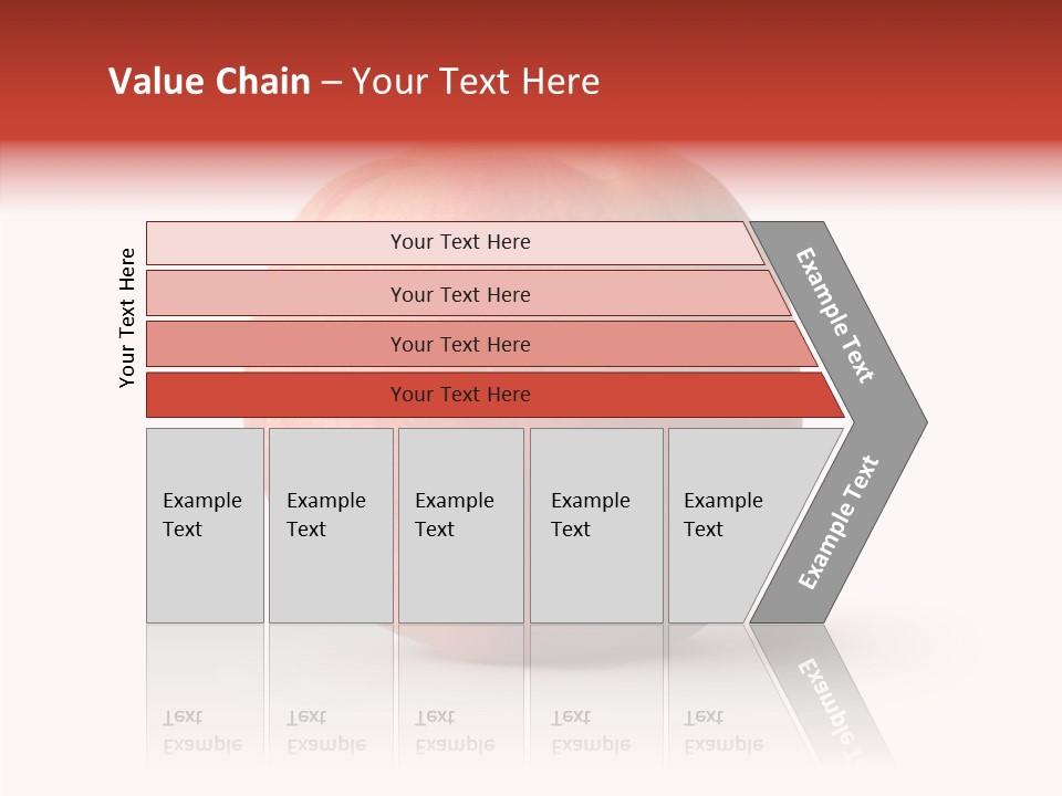 Macro Background Peach PowerPoint Template