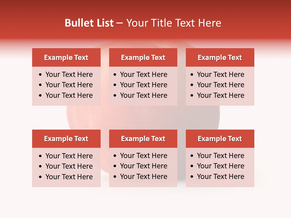 Macro Background Peach PowerPoint Template