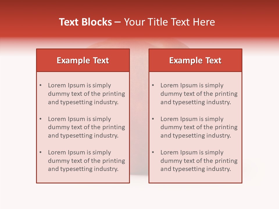 Macro Background Peach PowerPoint Template