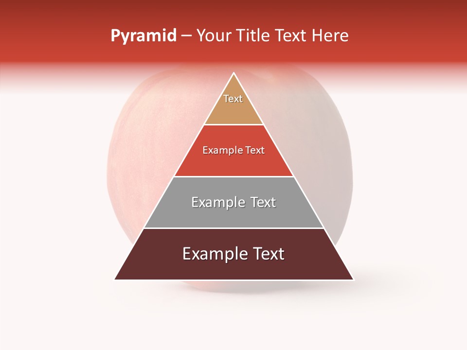 Macro Background Peach PowerPoint Template