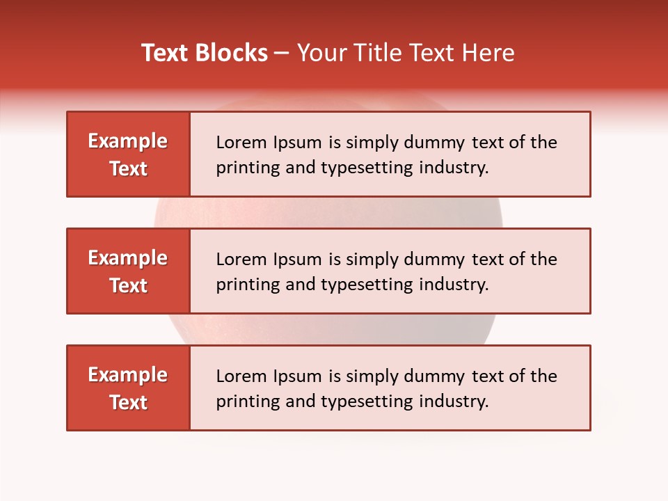 Macro Background Peach PowerPoint Template