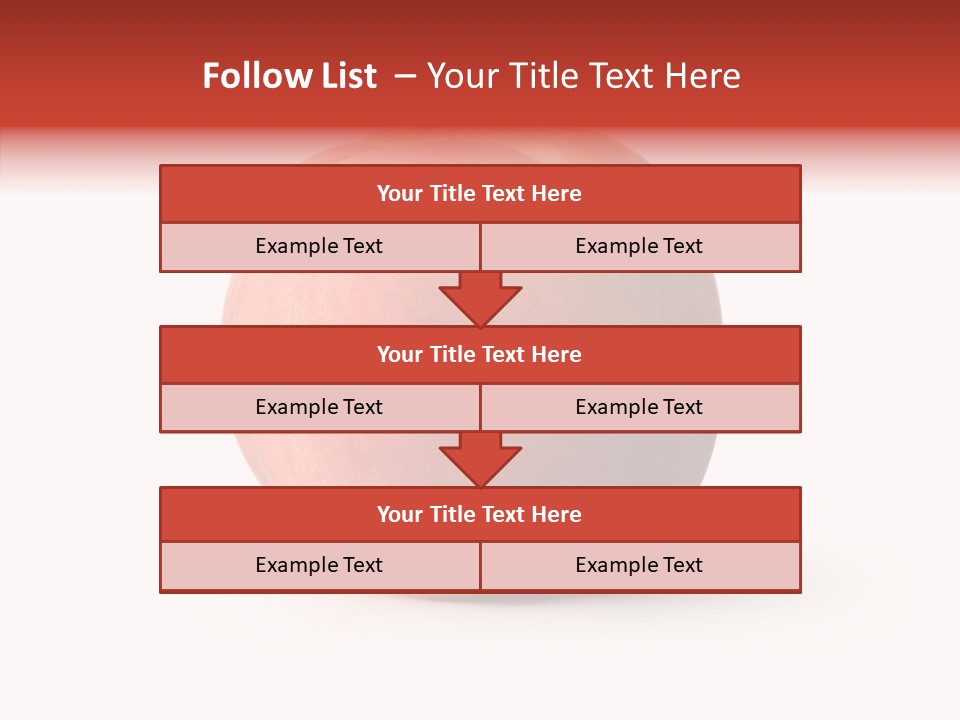 Macro Background Peach PowerPoint Template