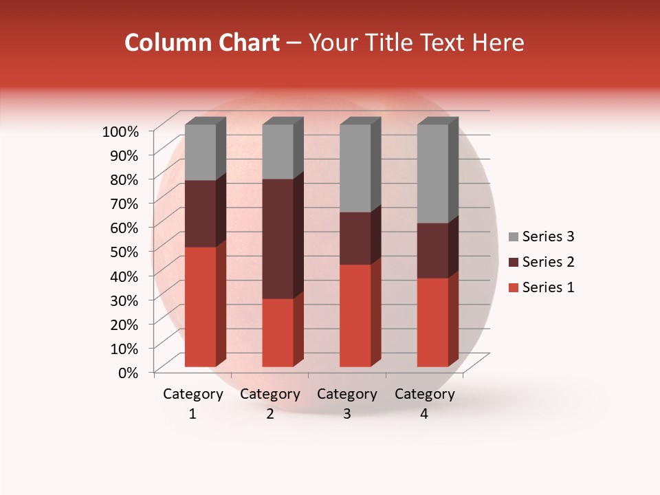 Macro Background Peach PowerPoint Template