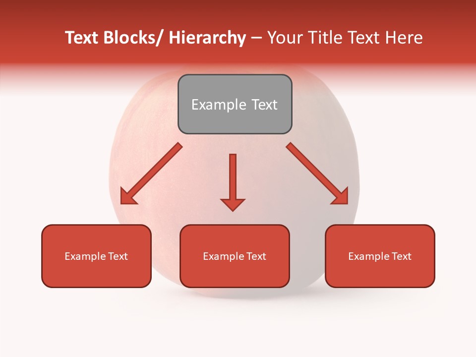 Macro Background Peach PowerPoint Template