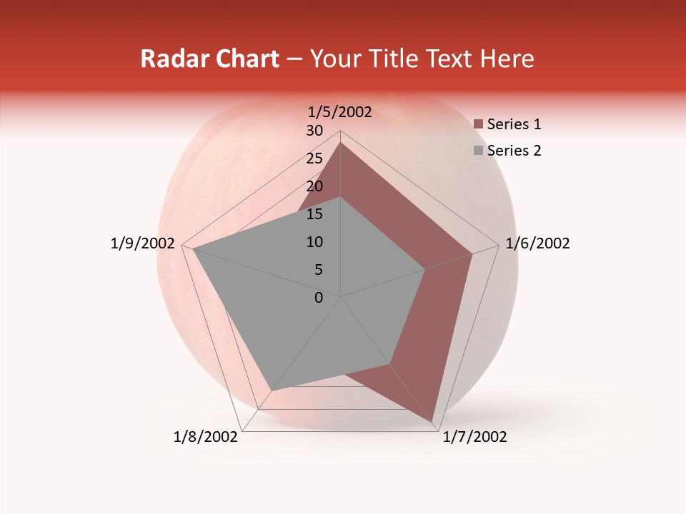 Macro Background Peach PowerPoint Template