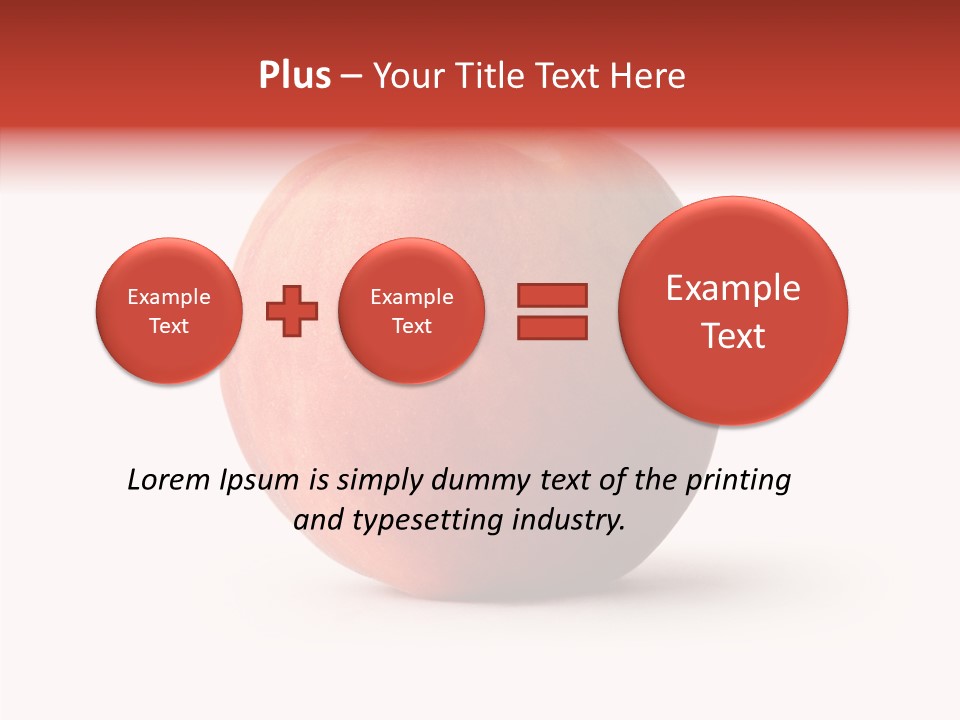 Macro Background Peach PowerPoint Template