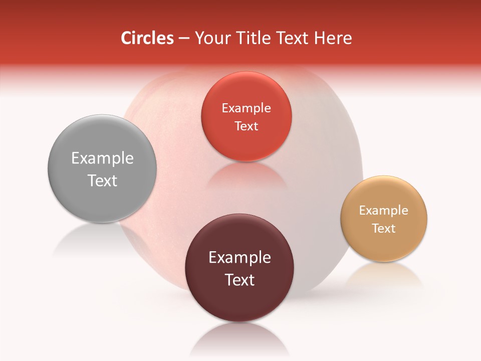 Macro Background Peach PowerPoint Template