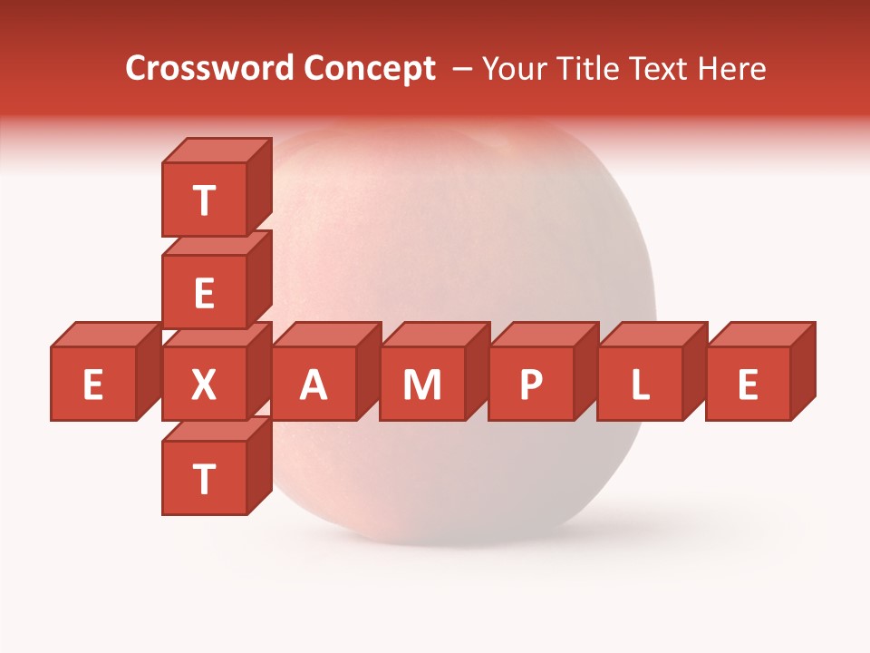 Macro Background Peach PowerPoint Template