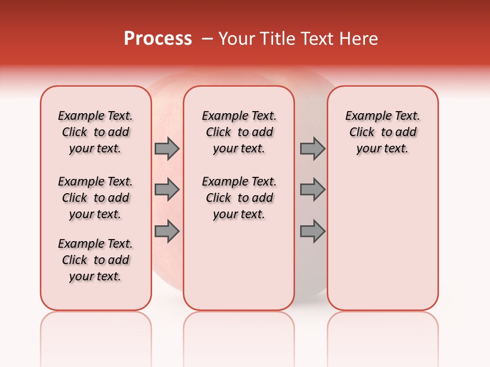 Macro Background Peach PowerPoint Template
