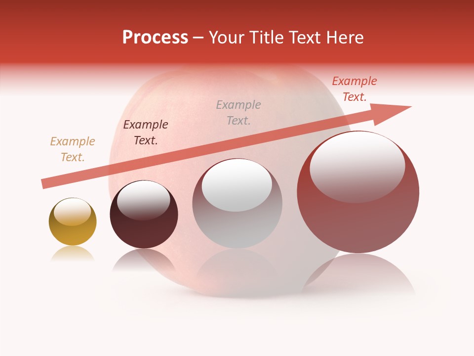 Macro Background Peach PowerPoint Template