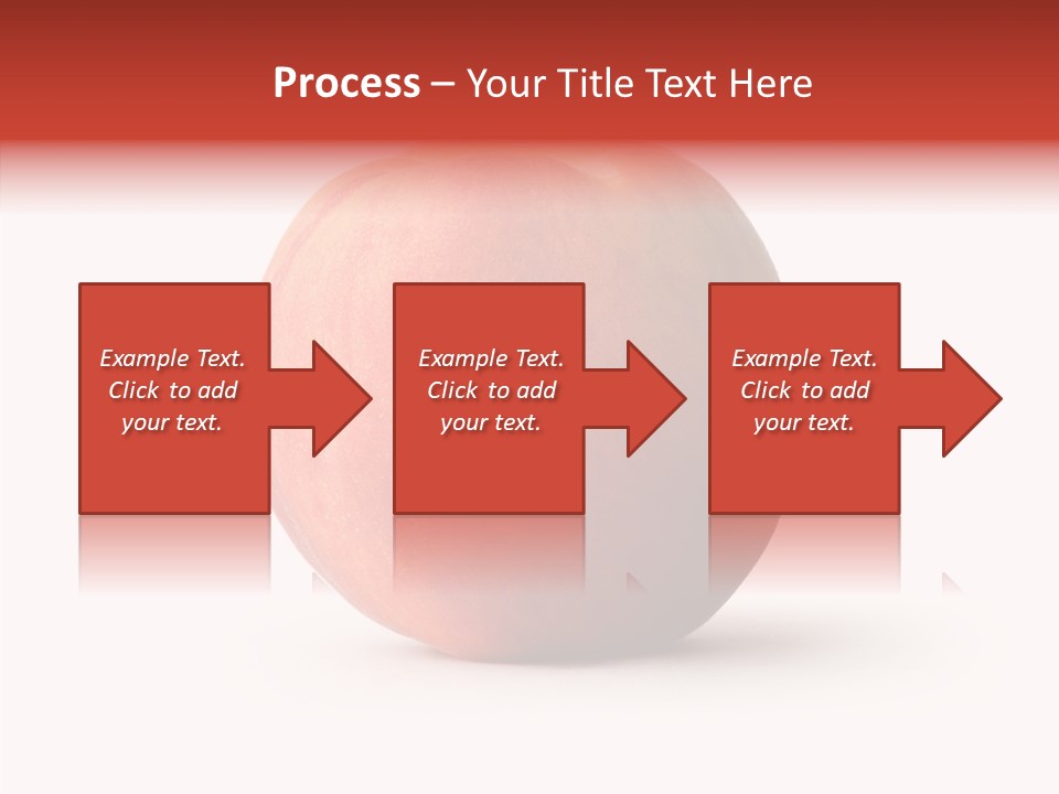 Macro Background Peach PowerPoint Template