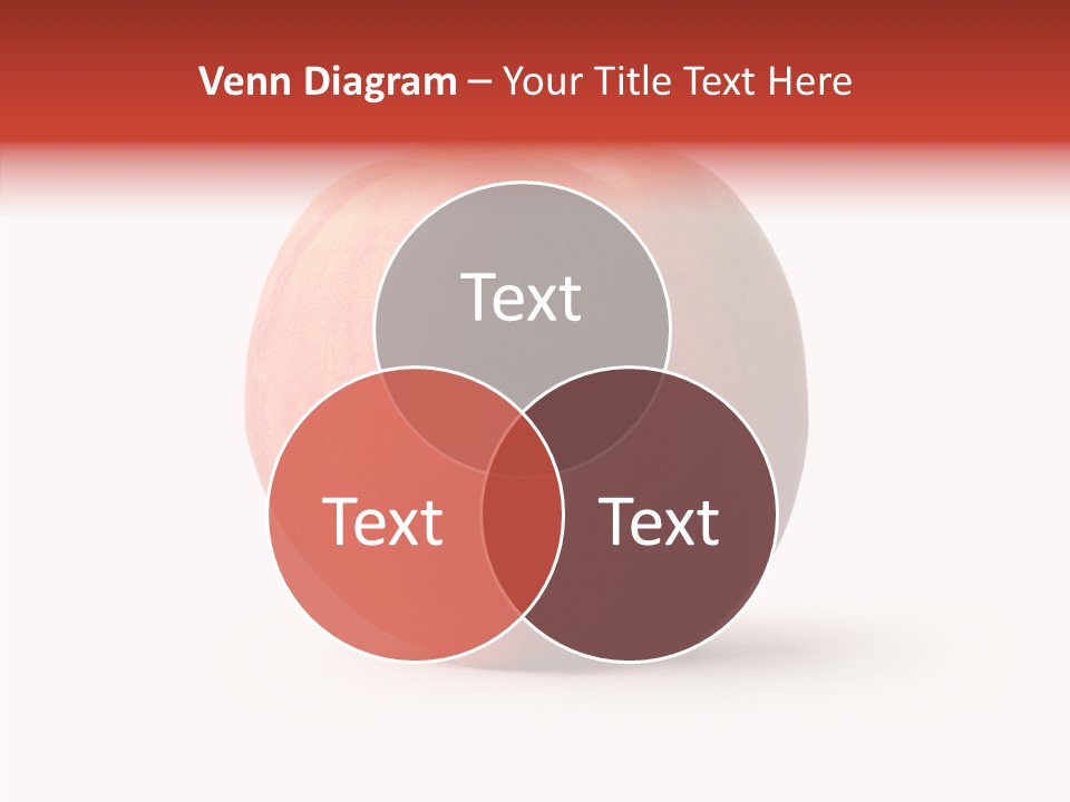 Macro Background Peach PowerPoint Template