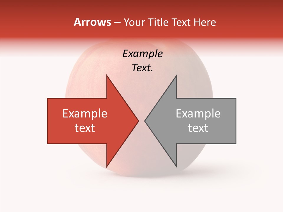 Macro Background Peach PowerPoint Template