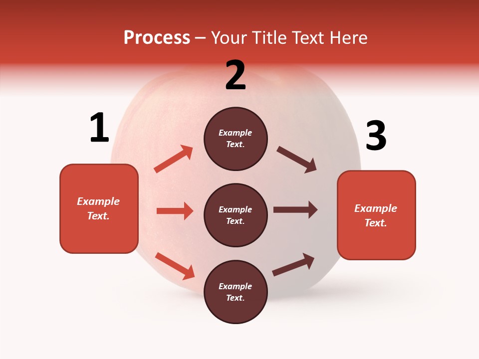 Macro Background Peach PowerPoint Template