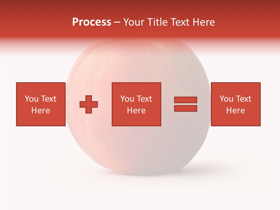 Macro Background Peach PowerPoint Template