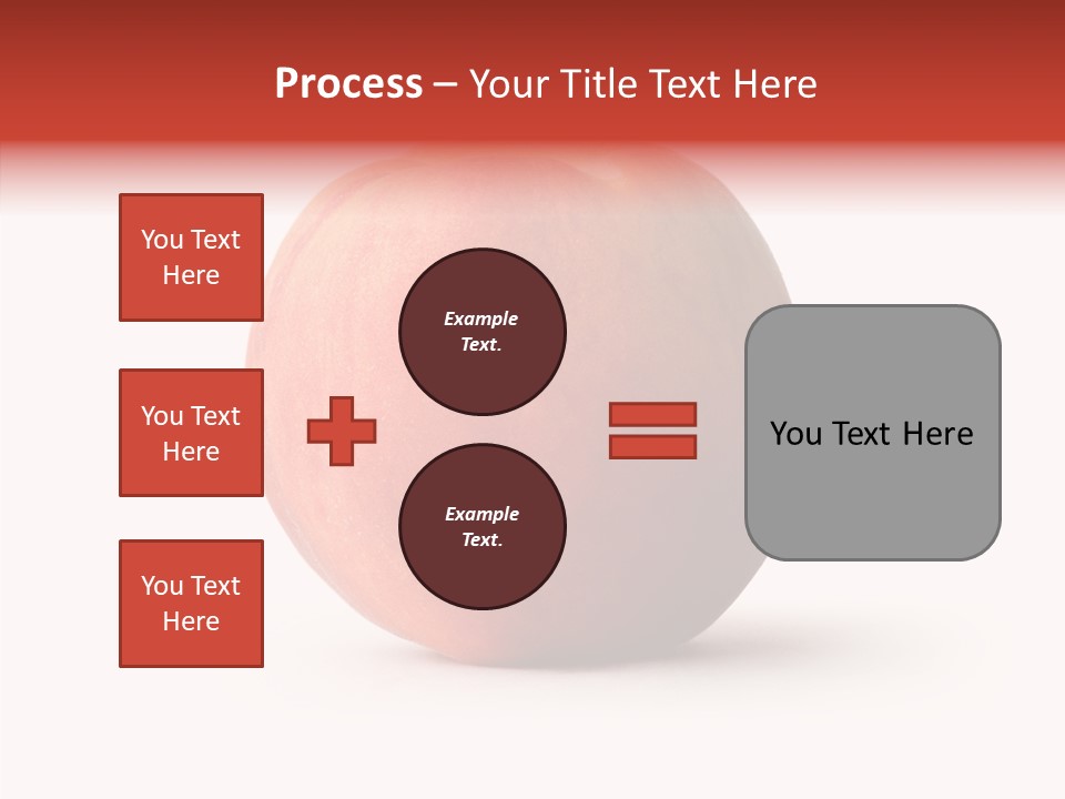 Macro Background Peach PowerPoint Template