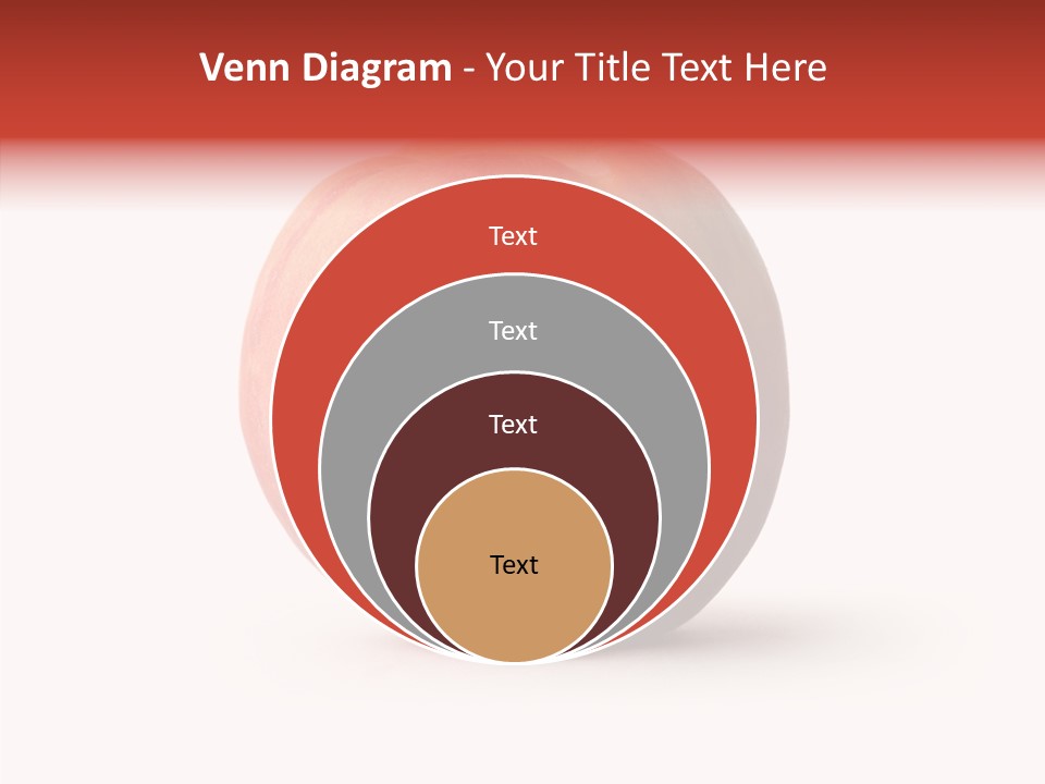 Macro Background Peach PowerPoint Template