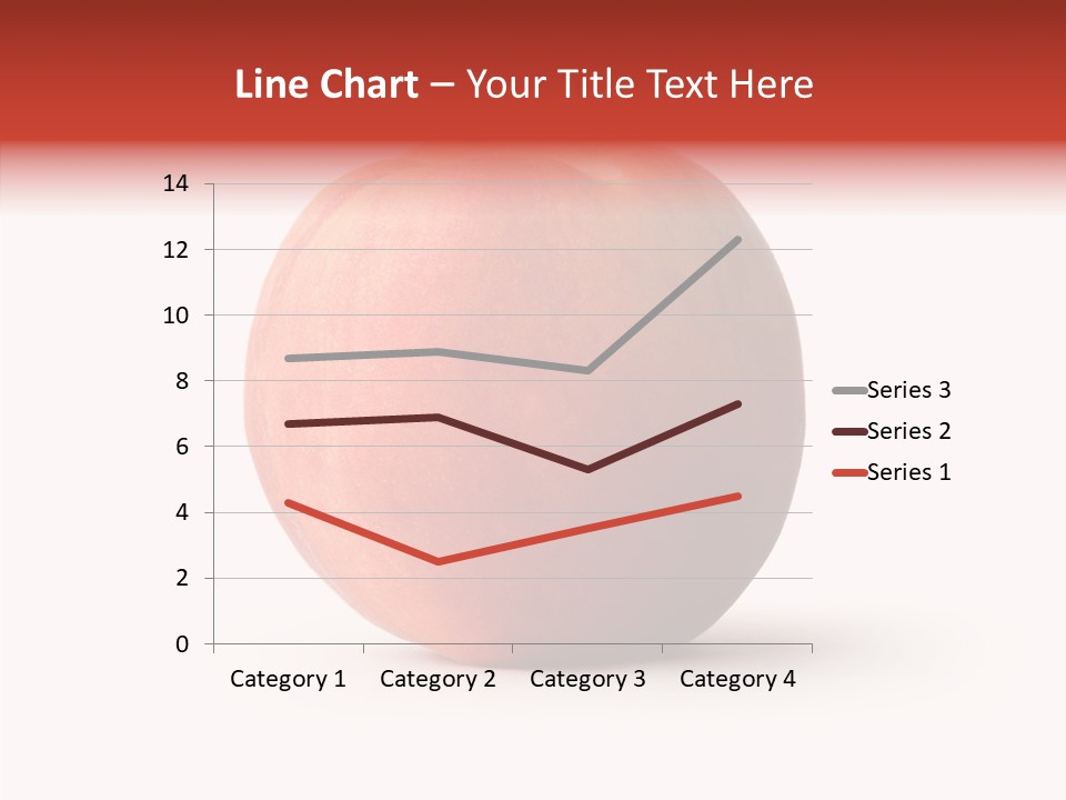 Macro Background Peach PowerPoint Template