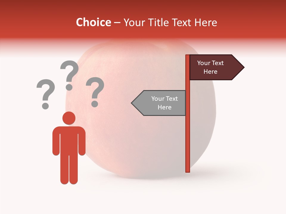 Macro Background Peach PowerPoint Template