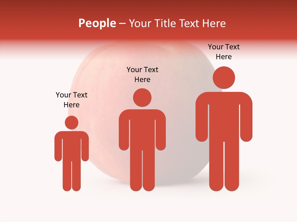 Macro Background Peach PowerPoint Template