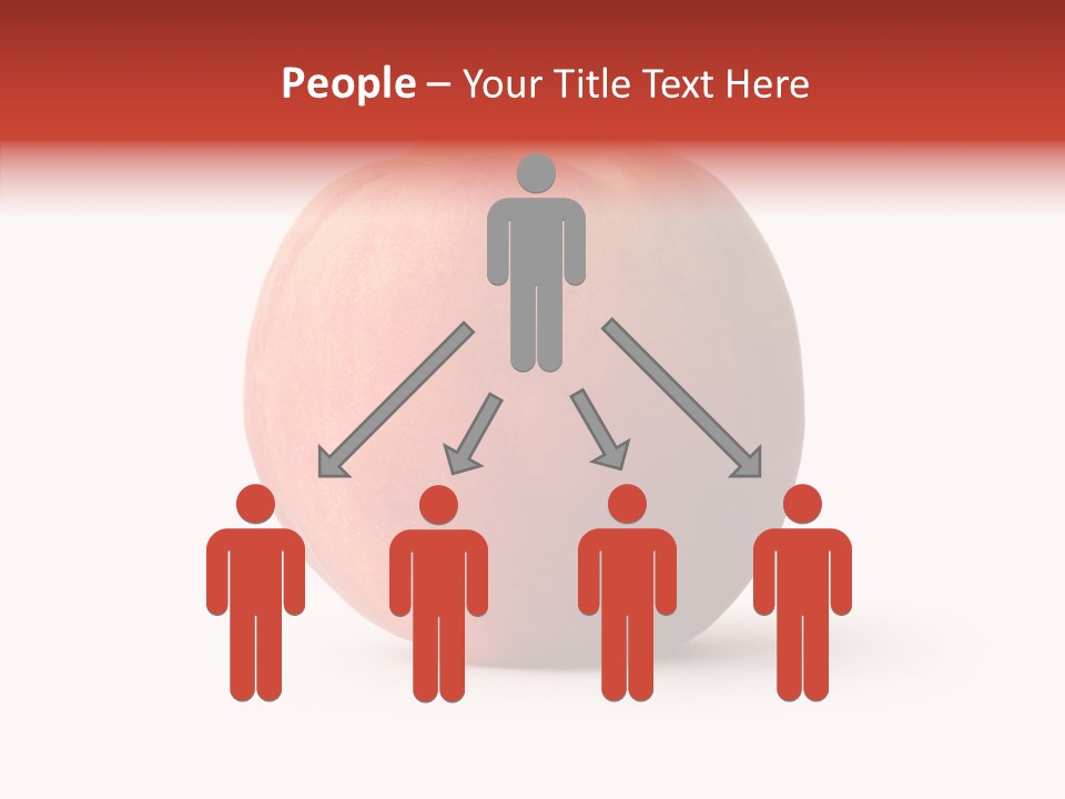 Macro Background Peach PowerPoint Template