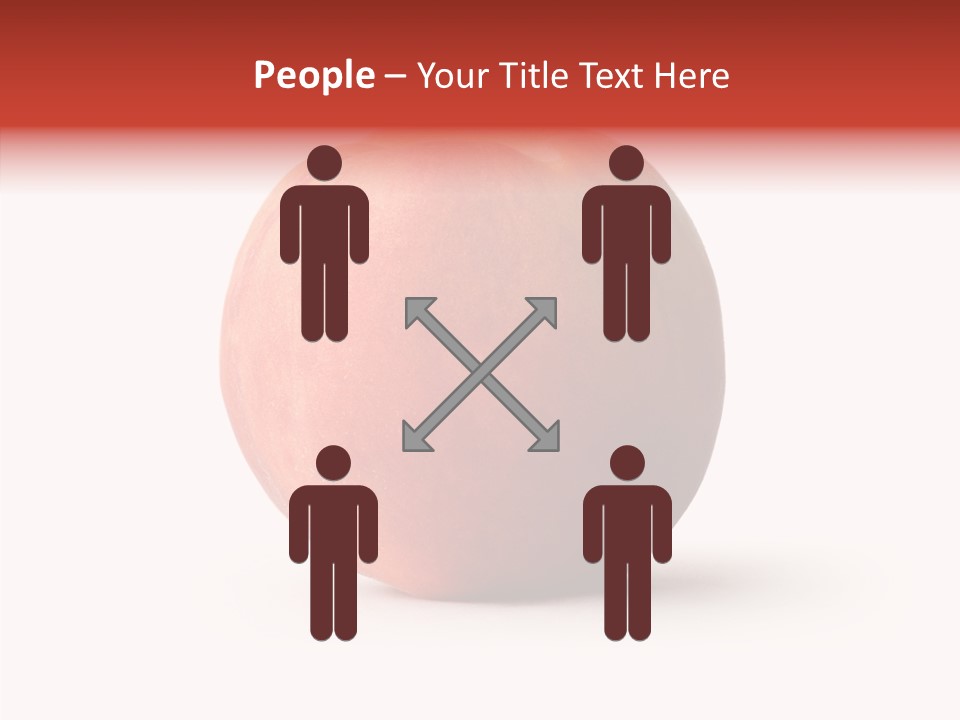 Macro Background Peach PowerPoint Template