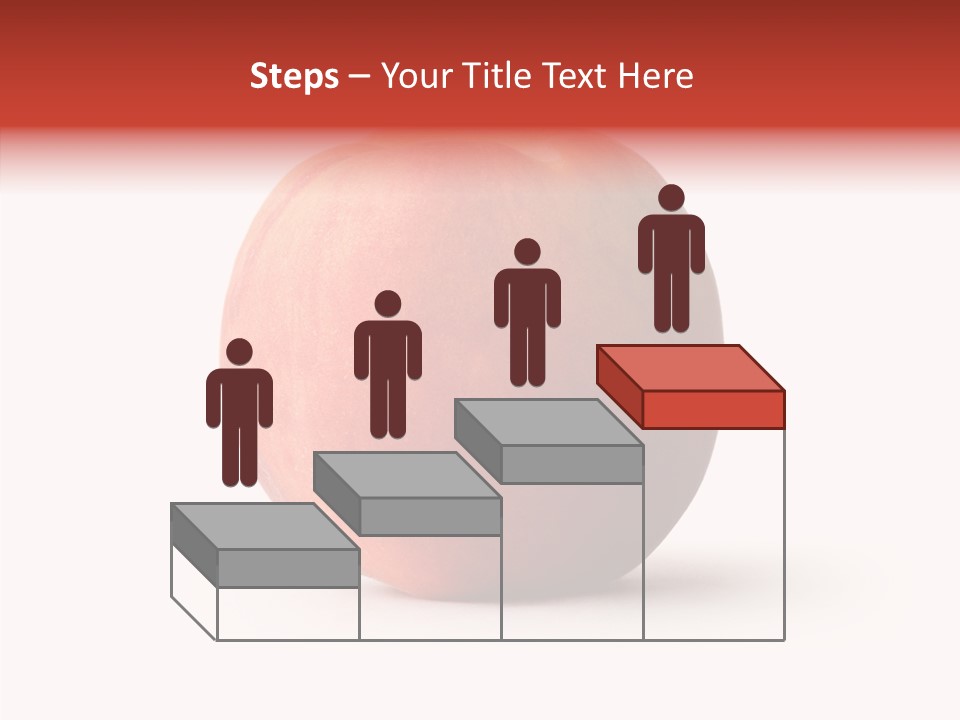 Macro Background Peach PowerPoint Template