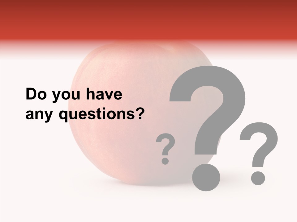 Macro Background Peach PowerPoint Template