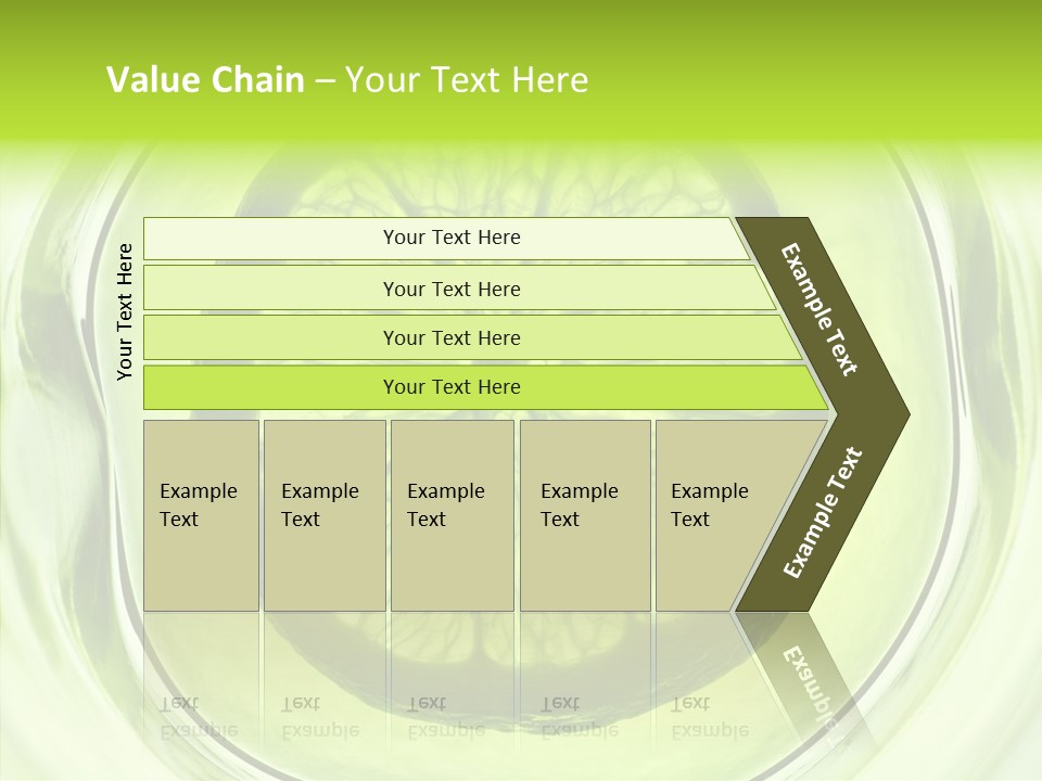 Lime Close Up Extra PowerPoint Template
