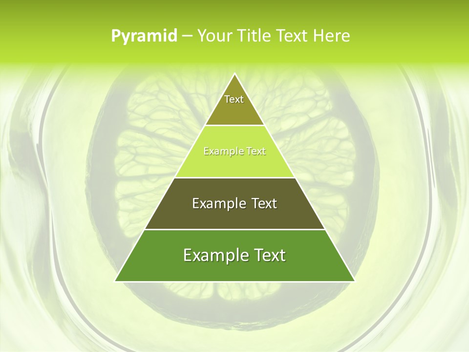 Lime Close Up Extra PowerPoint Template