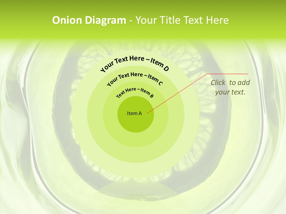 Lime Close Up Extra PowerPoint Template