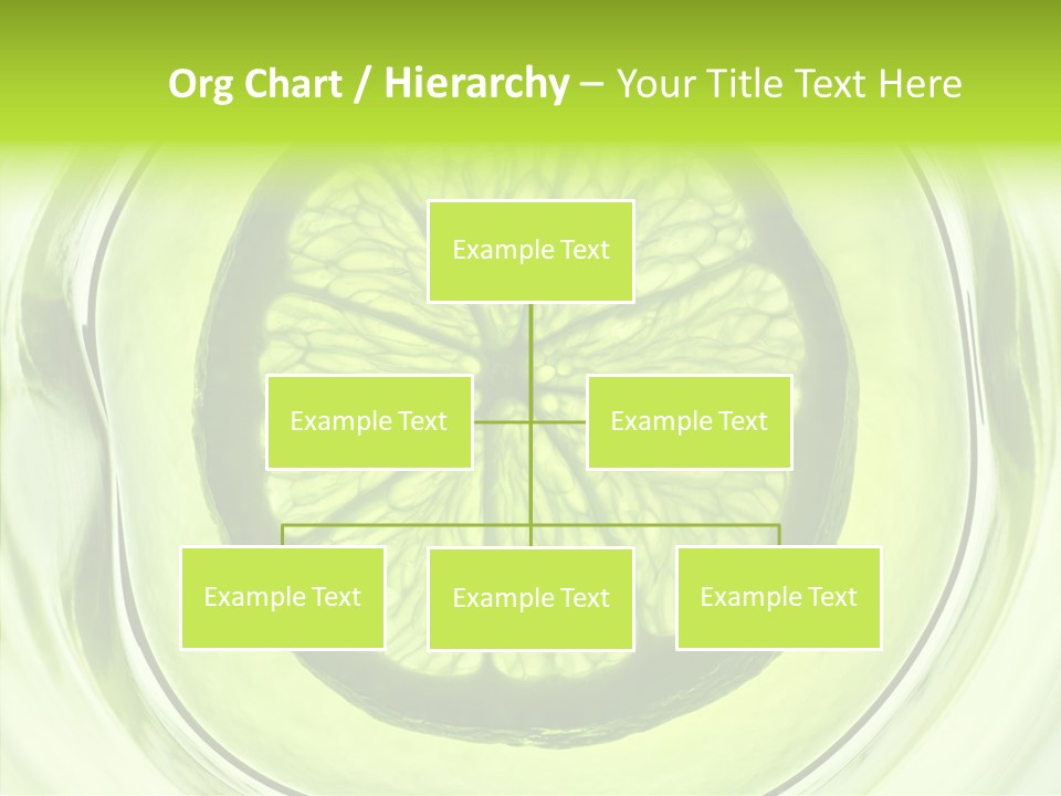 Lime Close Up Extra PowerPoint Template