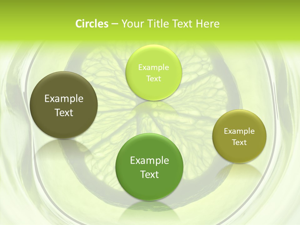 Lime Close Up Extra PowerPoint Template