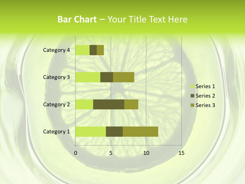 Lime Close Up Extra PowerPoint Template
