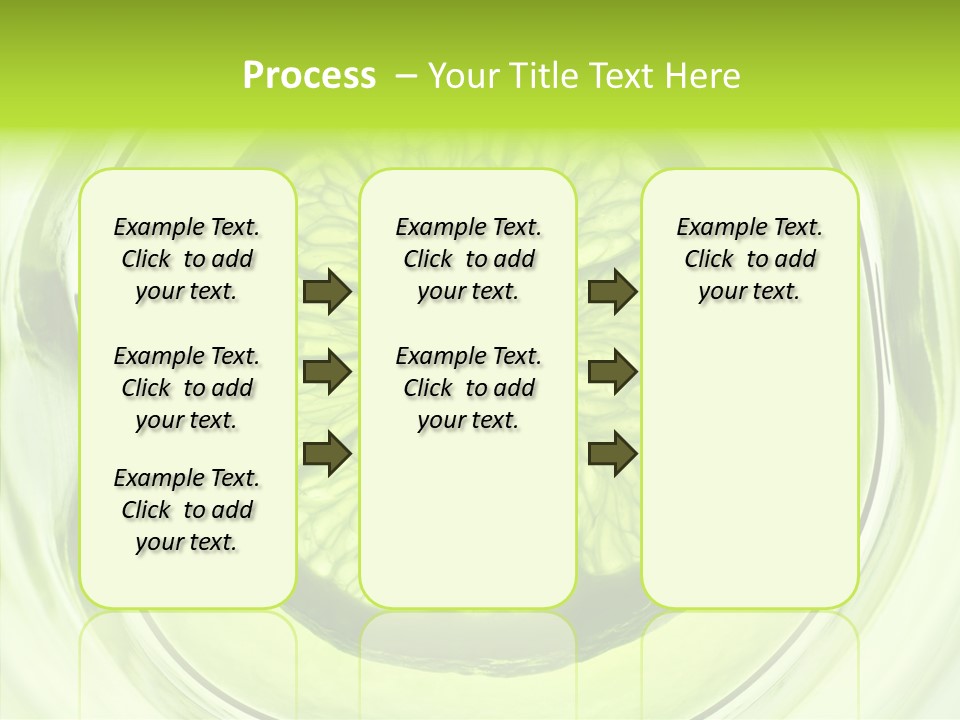 Lime Close Up Extra PowerPoint Template