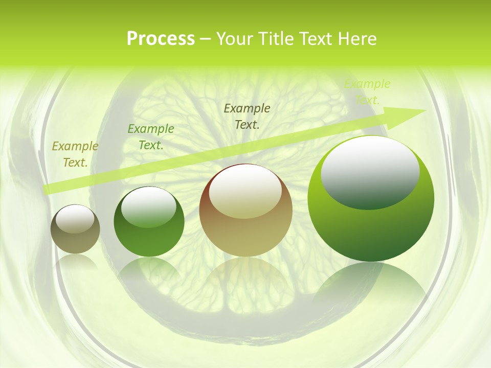Lime Close Up Extra PowerPoint Template