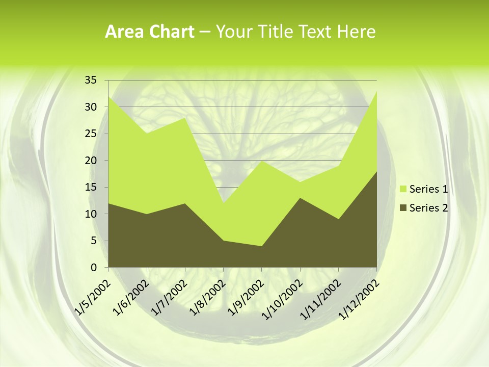 Lime Close Up Extra PowerPoint Template
