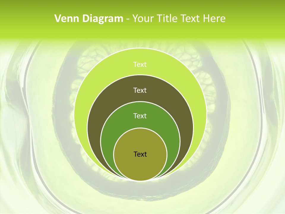 Lime Close Up Extra PowerPoint Template