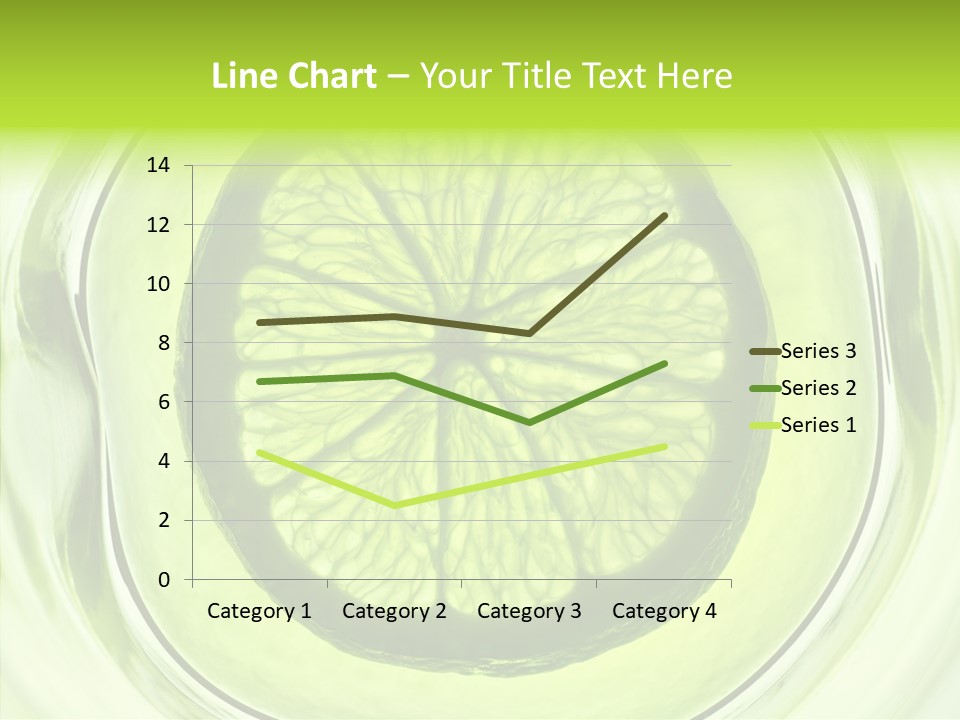 Lime Close Up Extra PowerPoint Template