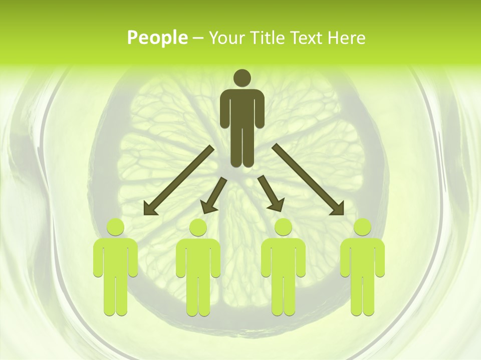 Lime Close Up Extra PowerPoint Template