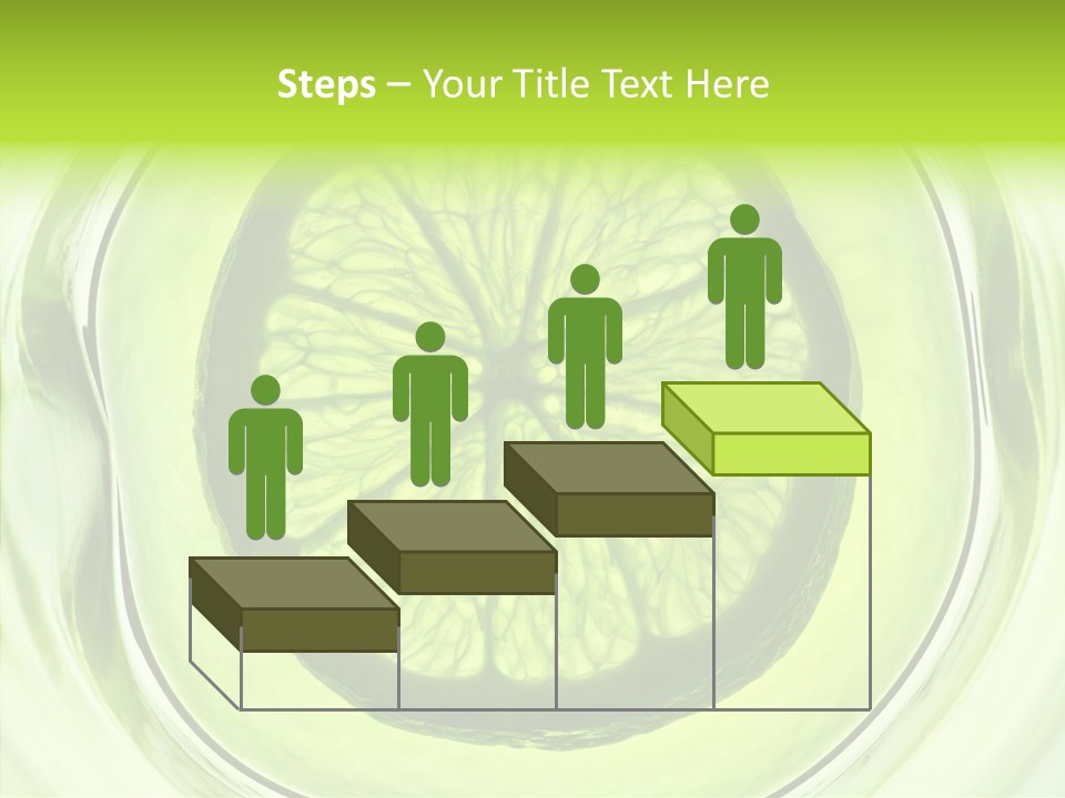 Lime Close Up Extra PowerPoint Template