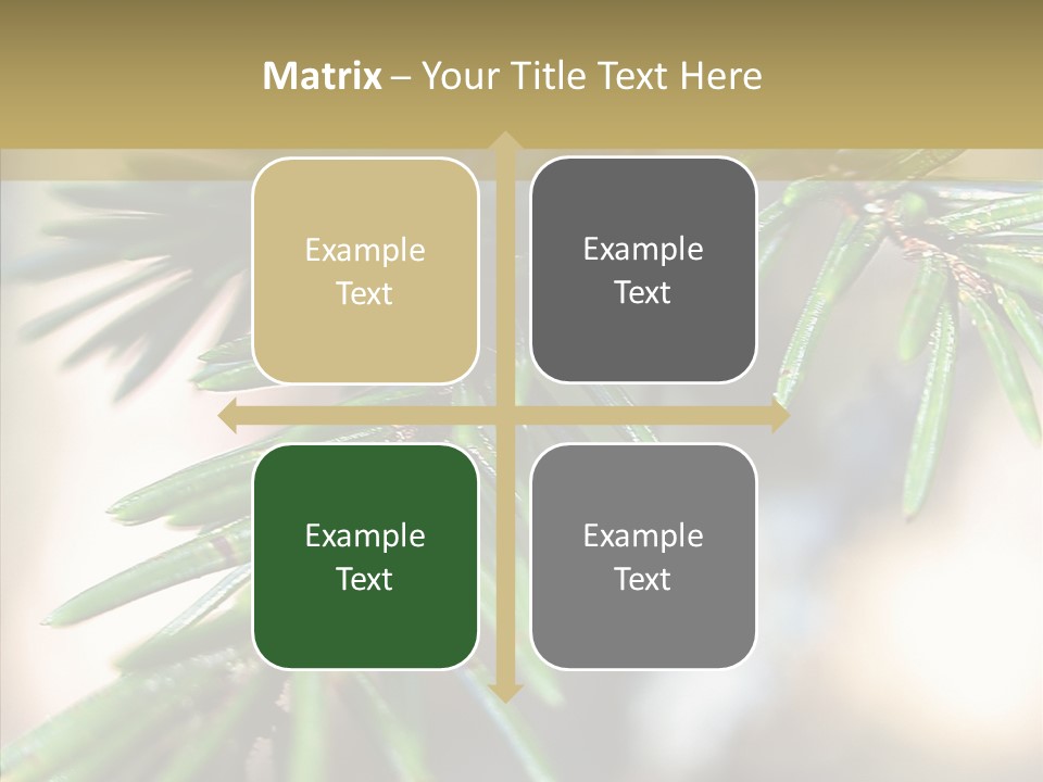 Decorations Tree Seasonal PowerPoint Template
