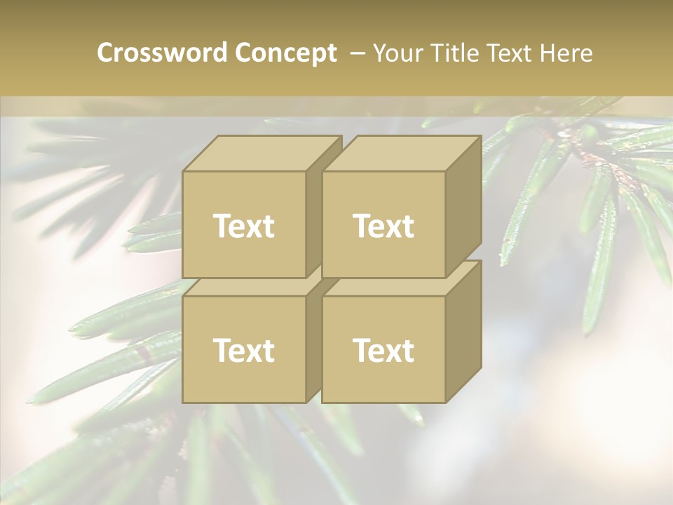 Decorations Tree Seasonal PowerPoint Template