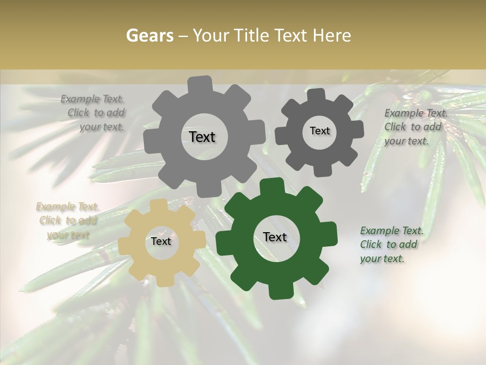 Decorations Tree Seasonal PowerPoint Template