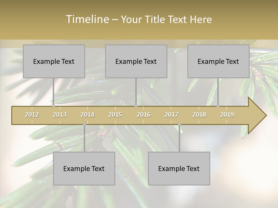 Decorations Tree Seasonal PowerPoint Template