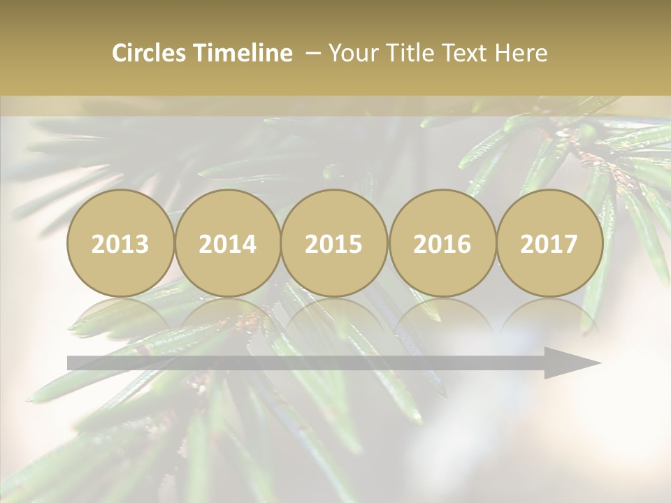 Decorations Tree Seasonal PowerPoint Template