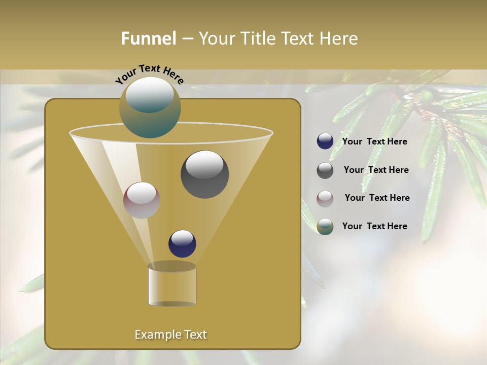 Decorations Tree Seasonal PowerPoint Template