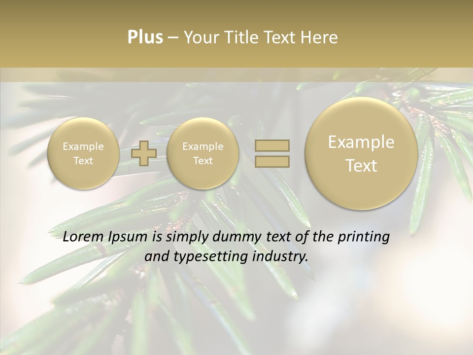 Decorations Tree Seasonal PowerPoint Template